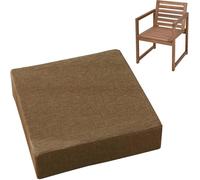 Copriseduta Del Divano Da Giardino Esterno Impermeabile Federe Di Ricambio Per Cuscini Da Giardino In Tinta Unita Memory Foam Antiscivolo Sfoderabili(#8,45x45cmx8cm)