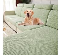 Copriseduta Divano Elasticità Fodera Coprisedia Cuscino Elasticizzato Copricuscino Divani Protezione del Cuscino Sedile del Divano,Mint Green,Large L
