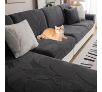Copriseduta Divano Elasticità Fodera per Cuscino del Divano Indipendente, Copridivano Antiscivolo, Copricuscino Universale,Dark Gray,Pillowcase