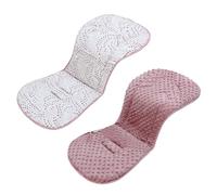 Copriseduta Passeggino Universale, Materassino per Passeggino Universale, Design Reversibile, Morbido e Traspirante Coprisedile per Passeggini, Seggiolini Auto, Culle e Seggioloni (Goccia Rossa)