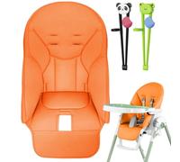 Copriseggiolone Per Bambini - Cuscino Per Seggiolone Con Morbida Imbottitura, Coprisedile Per Sedia Da Pranzo In Pelle PU Per Bambini, Per B-aoneo, K-osmic Jan (con Bacchette Da Allenamento)