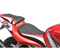 Coprisella compatibile con Yamaha YZF R6 1999-2002 nero / rosso / bianco
