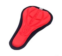 Coprisella MTB Imbottito per Lunghe Distanze Coprisella MTB | Gel silicone ecologico, per superficie elastica spandex, assorbe urti, protegge glutei, ideale lunghi percorsi(Red)