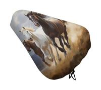 Coprisella per bici da corsa, impermeabile, con coulisse, per pioggia, neve, polvere, città, mountain bike, bici da strada