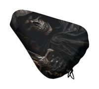 Coprisella per bicicletta con scheletro in veste, extra morbido e confortevole, protezione per la pioggia e il sole, copertura resistente antipolvere per mountain bike da città