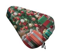Coprisella per bicicletta, decorazione natalizia, impermeabile, per cyclette, con coulisse, per pioggia, neve, polvere, per città, mountain bike, bici da strada
