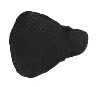 Coprisella per Bicicletta Imbottito Nero, Coprisella Elastico Antiscivolo | Schiuma Traspirante a Nido D'ape 3d, Montaggio Rapido, per Bici Cruiser e Modelli