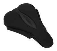 Coprisella per bicicletta in spugna di silicone antiscivolo, sellino cavo imbottito, design in rete traspirante con cinturini a sicuri per una pedalata confortevole (Grande)
