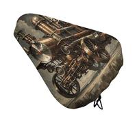 Coprisella per bicicletta in stile steampunk, impermeabile, con coulisse, per pioggia, neve, polvere, per mountain bike, bici da strada