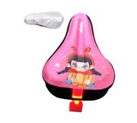 Coprisella per Bicicletta per Bambini, Cuscino per Sella da Bicicletta per Bambini con LED, Imbottitura Protettiva in Silicone Memory Foam, Pink S