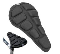 Coprisella per bicicletta - Sedile per bicicletta riflettente morbido e confortevole, traspirante, per il conducente, per lo zio, il figlio, la famiglia, gli amici, gli uomini e le donne