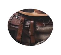 Coprisella per cavallo con cappello da cowboy, copertura rotonda per sgabelli da bar, 35,6 cm, alta elasticità, in morbido velluto, lavabile, antiscivolo, di ricambio