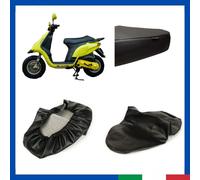 Coprisella per GILERA TYPHOON STORM 50cc Monoposto Ecopelle Sky Nero Piaggio