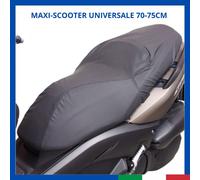Coprisella per Maxi scooter universale biposto ecopelle sky nero impermeabile