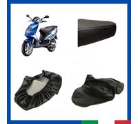 Coprisella Sella PIAGGIO NRG NTT 50 Sella Biposto Ecopelle Sky Nero Impermiabile