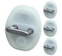 CopriSerratura Porta Auto - Copertura Cricchetto Porta Veicolo - Paraurti Luminoso Ammortizza Urti per Camion Roulotte Caravan Riduce da Chiusura Violenta e Rumore