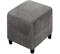 Coprisgabello Quadrato 30x30/40x40cm/50x50cm Copri Pouf Quadrato Elasticizzato Copri Pouf Poggiapiedi Copri Ottomano Quadrato Copertura Per Pouf Poggiapiedi Per Divano ( Color : #1 , Size : 20x20inch