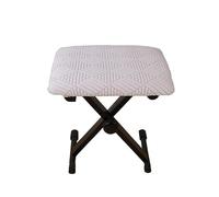 Coprisgabello rettangolare,coprisgabello per pianoforte personalizzabile,coprisgabello universale elasticizzato per cambiare le scarpe,lavabile in lavatrice(55x35x4cm(22x14x2inch), Silver Gray)