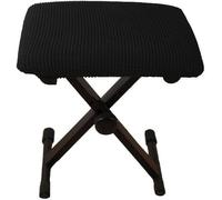 Coprisgabello Universale Elasticizzato per Pianoforte - Copertura Rettangolare Lavabile, Ideale per Cambio Scarpe e Protezione della Seduta(Black,75x35x4cm/30x14x2inch)