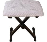Coprisgabello Universale Elasticizzato per Pianoforte - Copertura Rettangolare Lavabile, Ideale per Cambio Scarpe e Protezione della Seduta(Grey a,75x35x4cm/30x14x2inch)