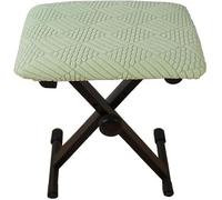 Coprisgabello Universale Elasticizzato per Pianoforte - Copertura Rettangolare Lavabile, Ideale per Cambio Scarpe e Protezione della Seduta(Green a,55x35x4cm/22x14x2inch)