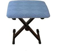 Coprisgabello Universale Elasticizzato per Pianoforte - Copertura Rettangolare Lavabile, Ideale per Cambio Scarpe e Protezione della Seduta(Blue,55x35x4cm/22x14x2inch)