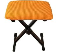 Coprisgabello Universale Elasticizzato per Pianoforte - Copertura Rettangolare Lavabile, Ideale per Cambio Scarpe e Protezione della Seduta(Orange,40x30x4cm/16x12x2inch)