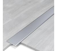 Coprisoglia Listello Di Transizione Autoadesivo, Profilo Di Transizione A T Alluminio Per Coprire Le Fughe Tra Pavimenti In Legno E Piastrelle(Iron gray sand,2cm)