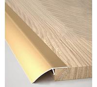 Coprisoglia Striscia Di Transizione Da Legno A Piastrella For Pavimenti Irregolari, Bordo For Pavimento In Vinile/laminato For Ingresso Lavanderia, Riduttore For Porta In Alluminio ( Color : Gold , Si