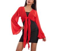 Coprispalle donna elegante maniche ampie cerimonia bolero TOOCOOL VB-10371