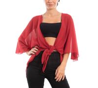 Coprispalle donna velato elegante tulle cerimonia bolero TOOCOOL VI-6314