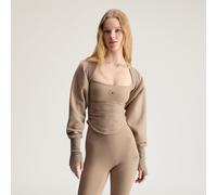 Coprispalle felpa adidas by Stella McCartney Studio Chalky Brown M