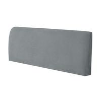 Coprispalliera Letto Matrimoniale/Singolo Elasticizzata Fodera Copri Testata Letto Grigia/Beige Copri Testata Letto una Piazza e Mezza Elastica Copertura per Testiera per Letto(Grayb,150-170cm)