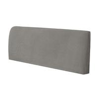 Coprispalliera Letto Matrimoniale/Singolo Elasticizzata Fodera Copri Testata Letto Grigia/Beige Copri Testata Letto una Piazza e Mezza Elastica Copertura per Testiera per Letto(Grayc,180-200cm)