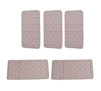 Coprispallina per Divano Singola, Protettore di Bracciolo Antimacchia in Tessuto Trapuntato Morbido, Coprispallina Lavabile per Divano, Poltrona e Sedia(Red And Gray,5pcs)