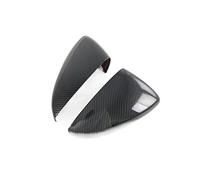 Coprispecchi Retrovisori Auto in Fibra di Carbonio Chrome Vista Posteriore della Copertura Trim Specchietto Retrovisore Caso cap Overlay per Mazda CX-30 CX30 2020 2021 2022 (Colore : Carbon)
