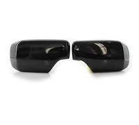 Coprispecchietti Copri specchietti retrovisori laterali per BMW 3 5 E39 E46 525i 528i 530i 540i 323i 330i 328i in fibra di carbonio nero lucido(Black)