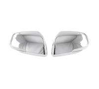 Coprispecchietto retrovisore Accessori per Kia per Seltos 2019-2023, specchietti laterali, copri-ali, adesivi per auto in fibra di carbonio(Silver)