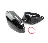 Coprispecchietto retrovisore Calotte per specchietti retrovisori esterni laterali per BMW per X3 G45 2025-2027, guida a sinistra, adesivo nero brillante