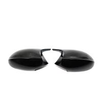 Coprispecchietto retrovisore Copri Specchietti Retrovisori Laterali Di Per BMW E90 E91 E92 E93 E81 E87 E82 E88 Serie 3 1 M Accessori In Fibra Di Carbonio Lucida(Black2)