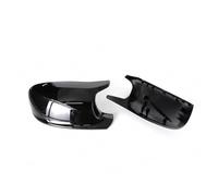 Coprispecchio Ricambio Calotte Specchio Per BMW Per X3 F25 Per X1 E84 | Sinistra e Destra,Plastica ABS,Nero lucido/Motivo in carbonio(1 pair black)