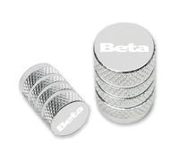 Copristelo Coprivalvola Pneumatico Per Beta Evo250 300 80 Junior Senior RR125 200 350 390 430 450 480 2T SM 4T LC 50 Enduro CNC Tappi Valvola Pneumatici Copertura Ermetica(Silvery)