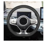 Copristerzo Auto Per BYD Per Dolphin Per Il Surf Per Seagull 2023-2025 Coprivolante Auto Pelle Antiscivolo Interni(D-Type Black)