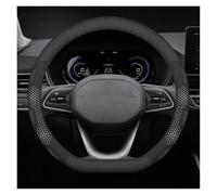 Copristerzo Auto Per GEELY Per Geometry C Per Monjaro Per Coolray Coprivolante Auto Pelle Scamosciata Fibra Di Carbonio(D Leather White)