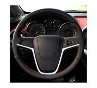 Copristerzo Auto Per Opel Per Insignia 2008-2013 Per stra Per J Per Cascada Per M&okka 2012-2019 Coprivolante per auto in morbida pelle nera fai da te Copertura Volante(Sky blue Thread)