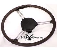 Copristerzo In Pelle Perforata Marrone Per Land Rover Series 3 1971-1985