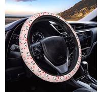 Copristerzo Romantic Cute Panda Hearts Leafs Pink Coprimanubrio Accessori Auto Interno Copristerzo Auto Essenziali Per Autocarri Suv Car 38Cm