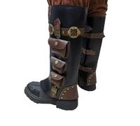 Copristivali da pirata medievale, accessori protettivi per costumi per feste