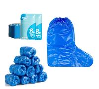 Copristivali in Pellicola PE di Qualità, Copriscarpe Monouso, Copriscarpe Usa e Getta, Copriscarpe Antipioggia Impermeabili, Copriscarpe Impermeabili per il Campeggio All'aperto (10 Paia)