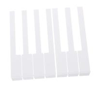 Copritasti Bianchi per Pianoforte 2 Pezzi in Plastica